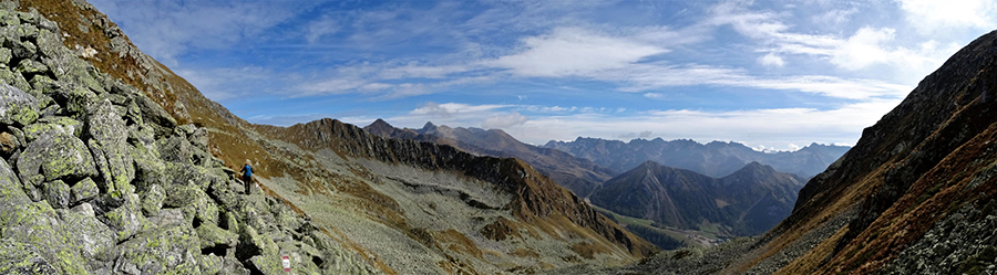 Panorama dal Passo di Porcile verso Foppolo